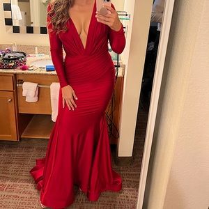 JESSICA ANGEL GOWN in Red